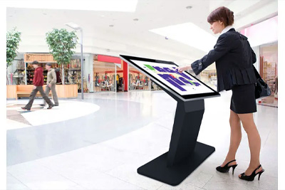Freestanding interactive Digital Kiosk