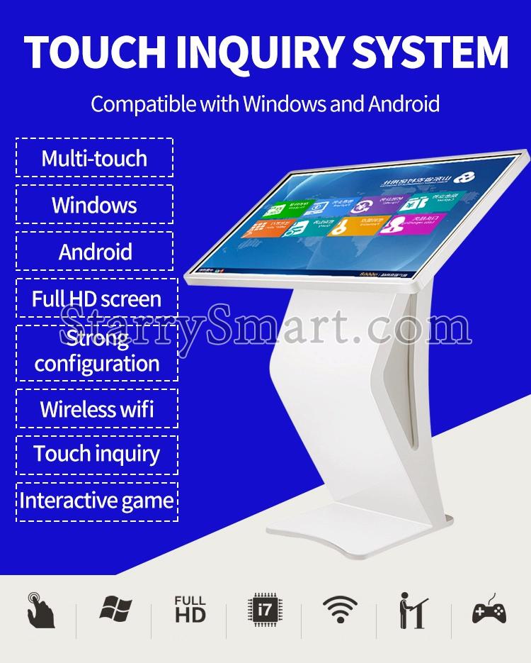 USB Android Windows LCD Advertising Player Interactive Displays Touch Screen Kiosk